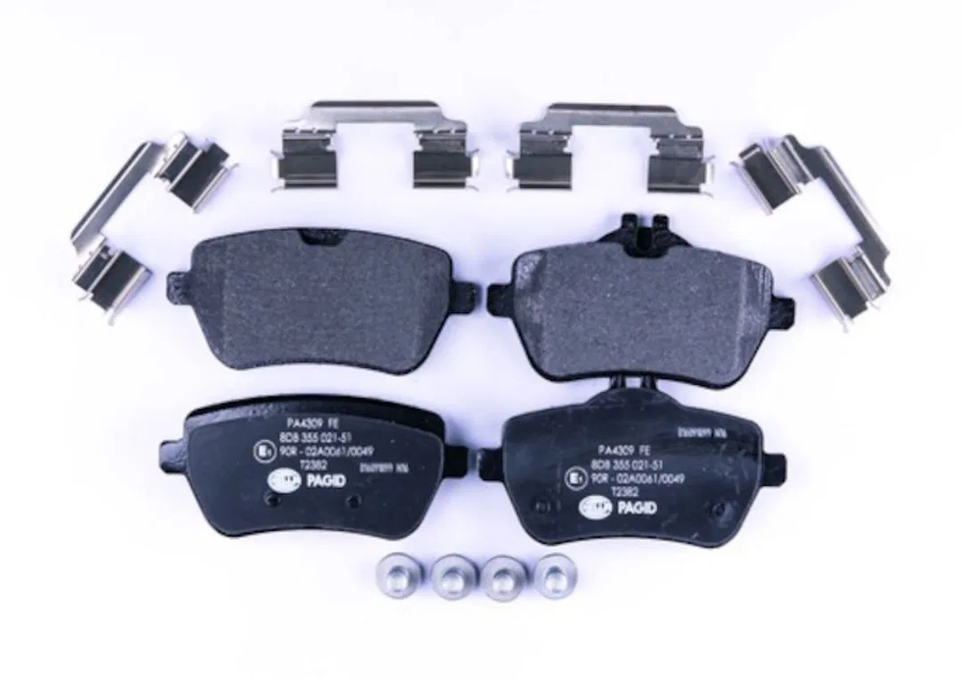 355021511 – HELLA Brake Pad, Set Of 2 With Brake Caliper Screws